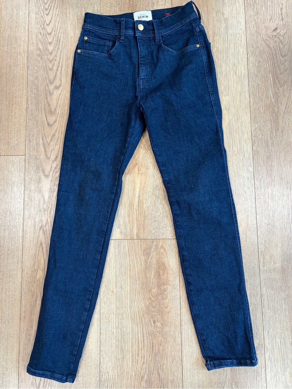 Sézane Denim Jeans Size 26 High Rise Slim Skinny Dark Wash